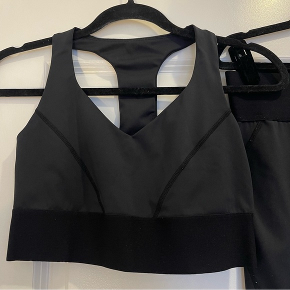 SIZE S/M | Good American Legging + Sport Bra Set in Black - Picture 3 of 4